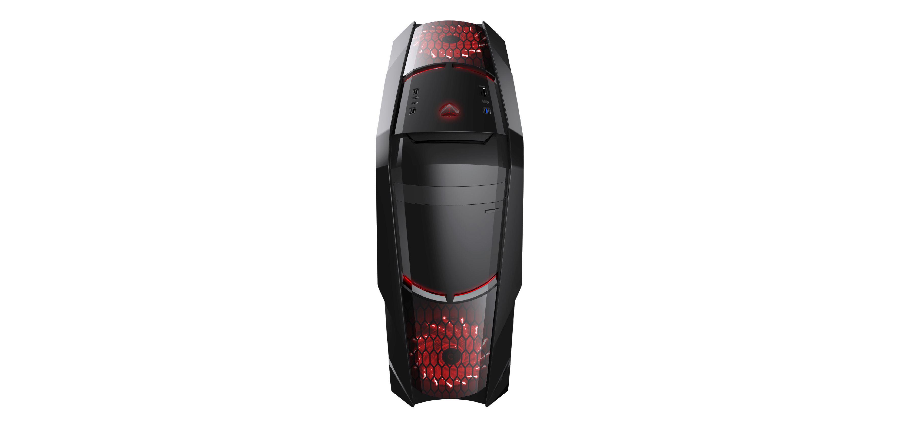 Кутия Estillo 8801 RED Gaming ATX USB 3.0