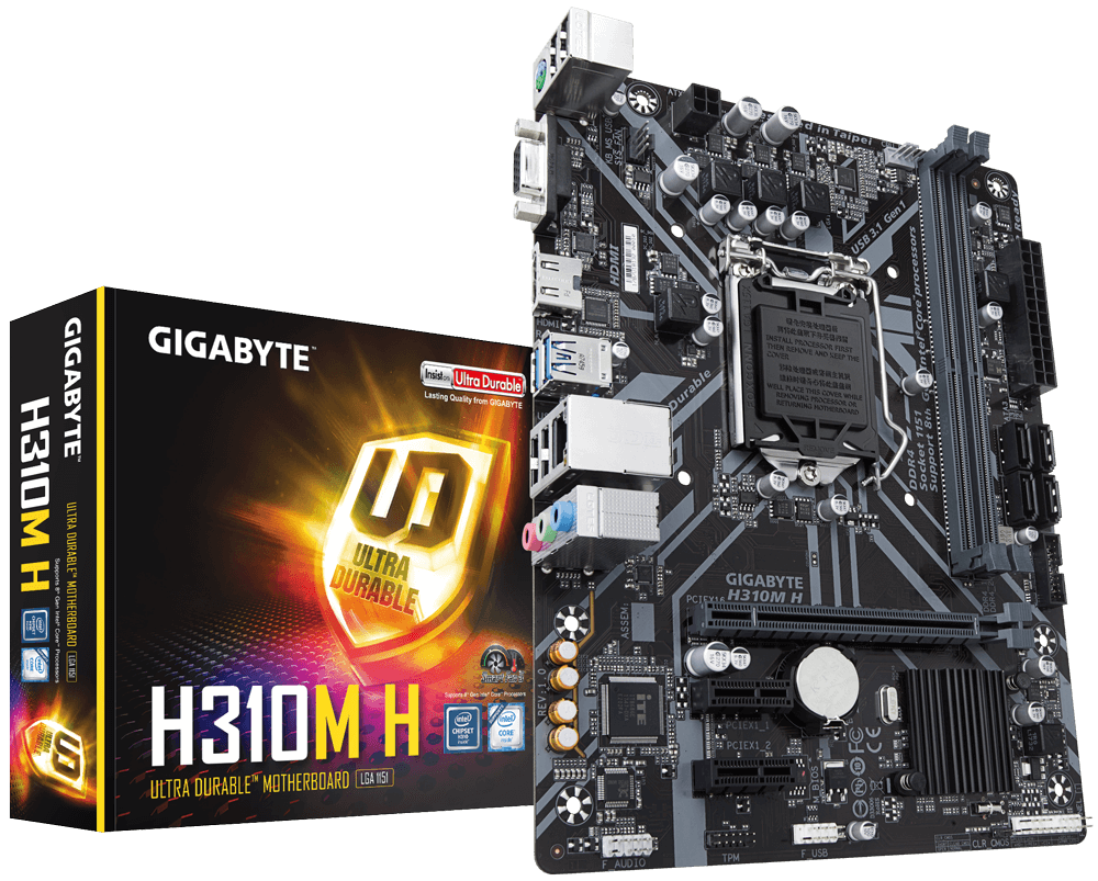 Дънна платка GIGABYTE H310M-H