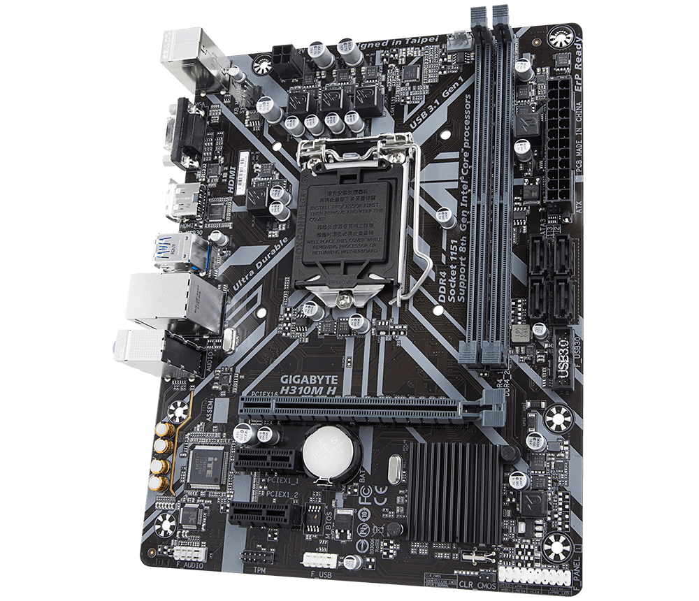 Дънна платка GIGABYTE H310M-H