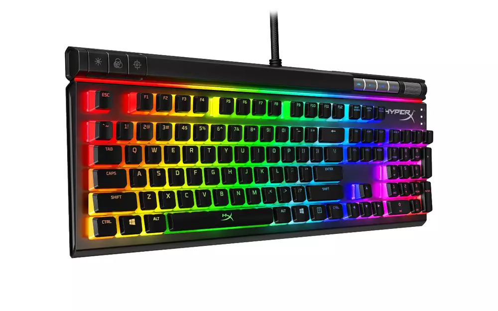Геймърскa механична клавиатура HyperX Alloy Elite 2 HyperX червени суичове