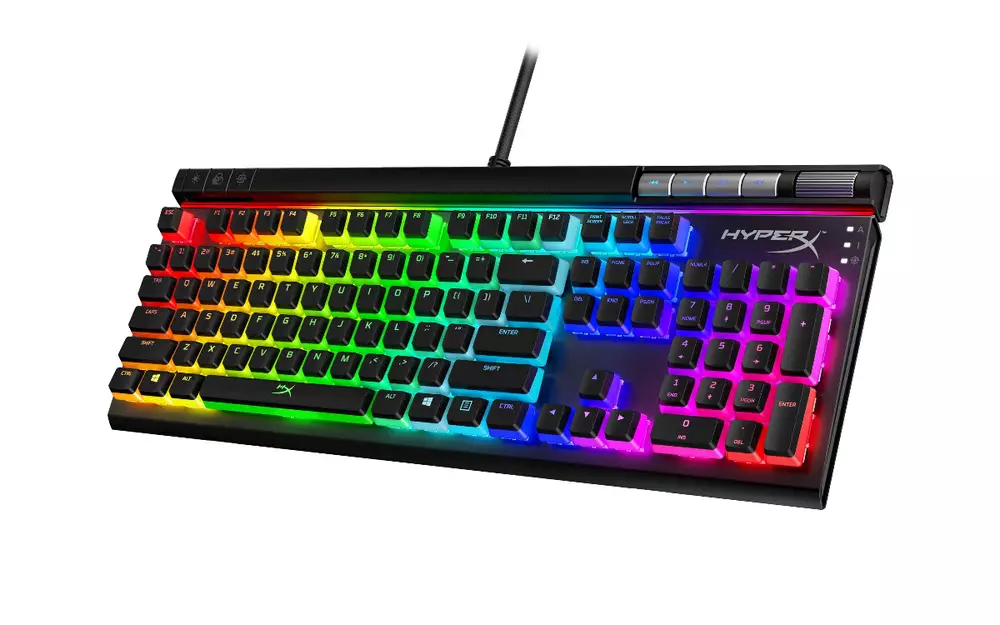 Геймърскa механична клавиатура HyperX Alloy Elite 2 HyperX червени суичове