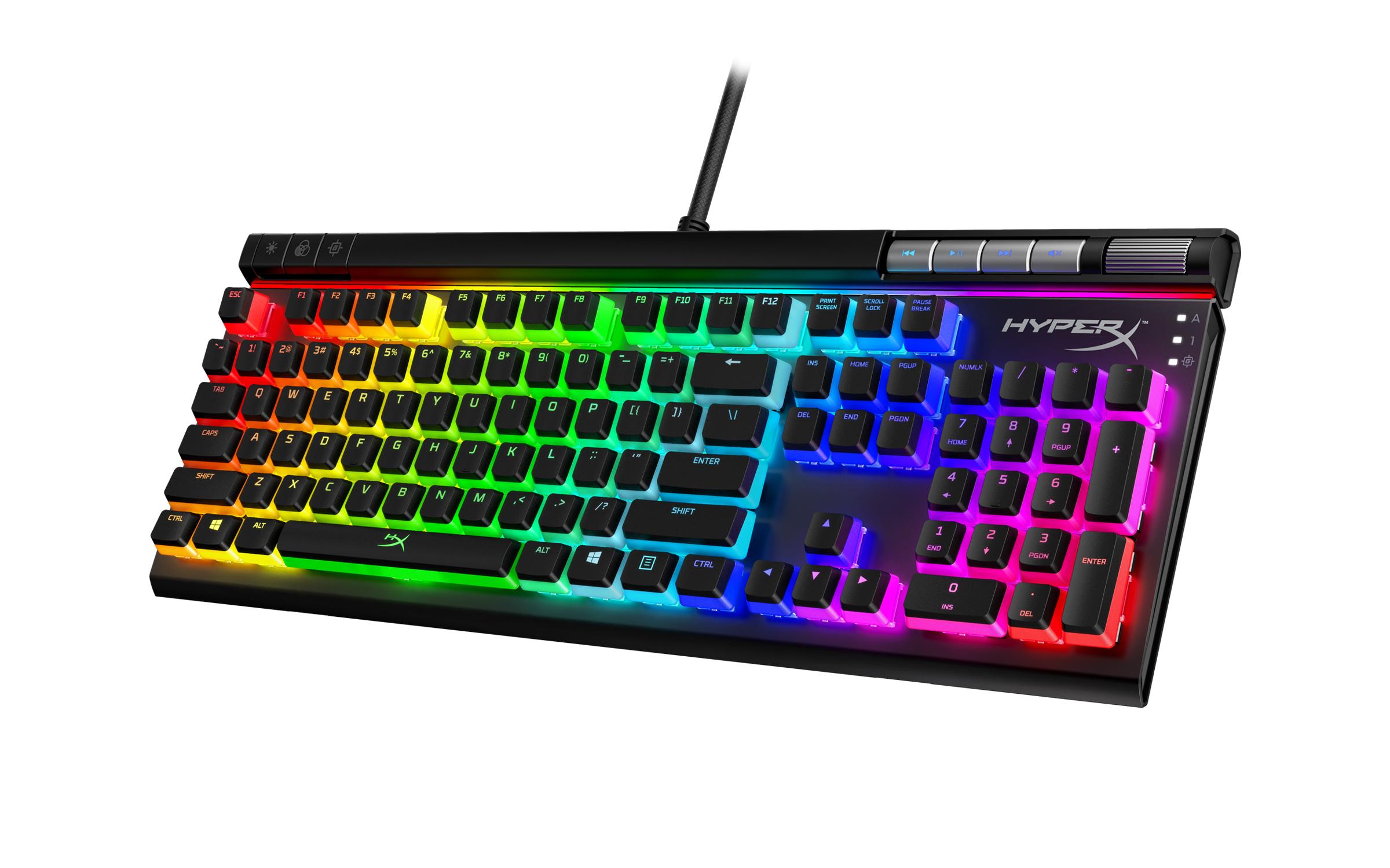 Геймърскa механична клавиатура HyperX Alloy Elite 2 HyperX червени суичове