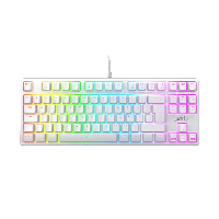 Геймърскa механична клавиатура Xtrfy K4 TKL White RGB Kailh Red Switch, UK Layout