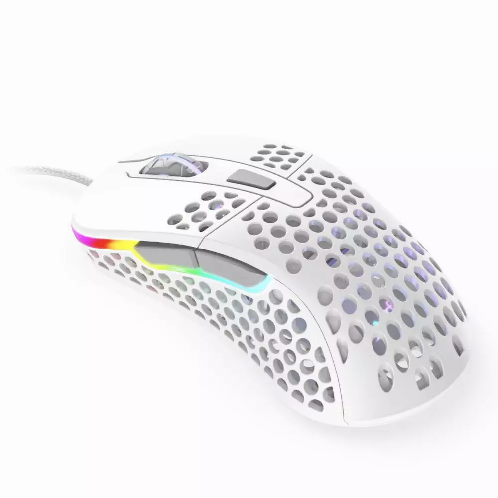 Геймърска мишка Xtrfy M4 White RGB