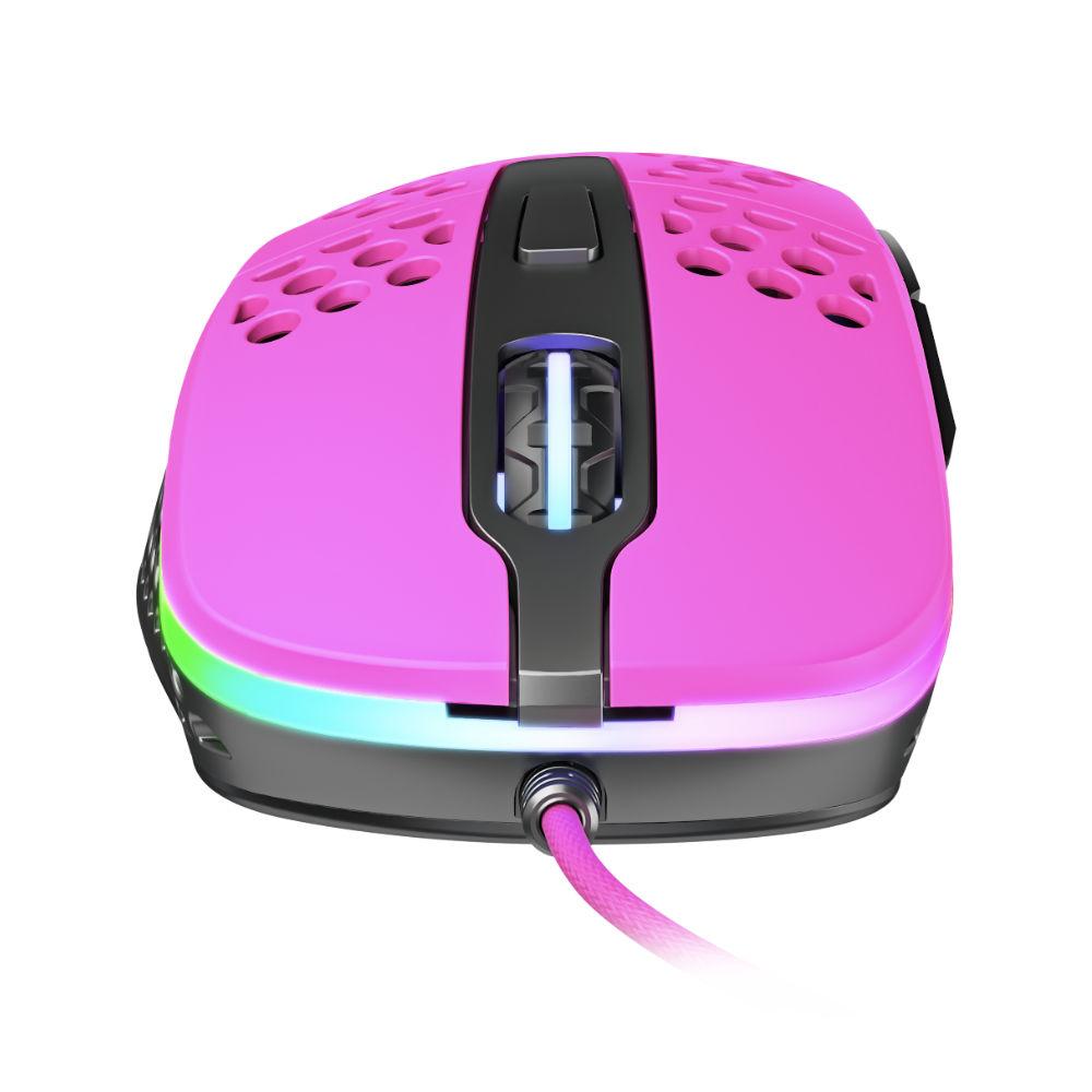Геймърска мишка Xtrfy M4 Pink RGB