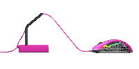 Геймърски аксесоар за кабела на мишката Xtrfy B4 Pink