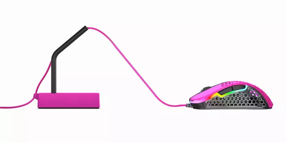 Геймърски аксесоар за кабела на мишката Xtrfy B4 Pink