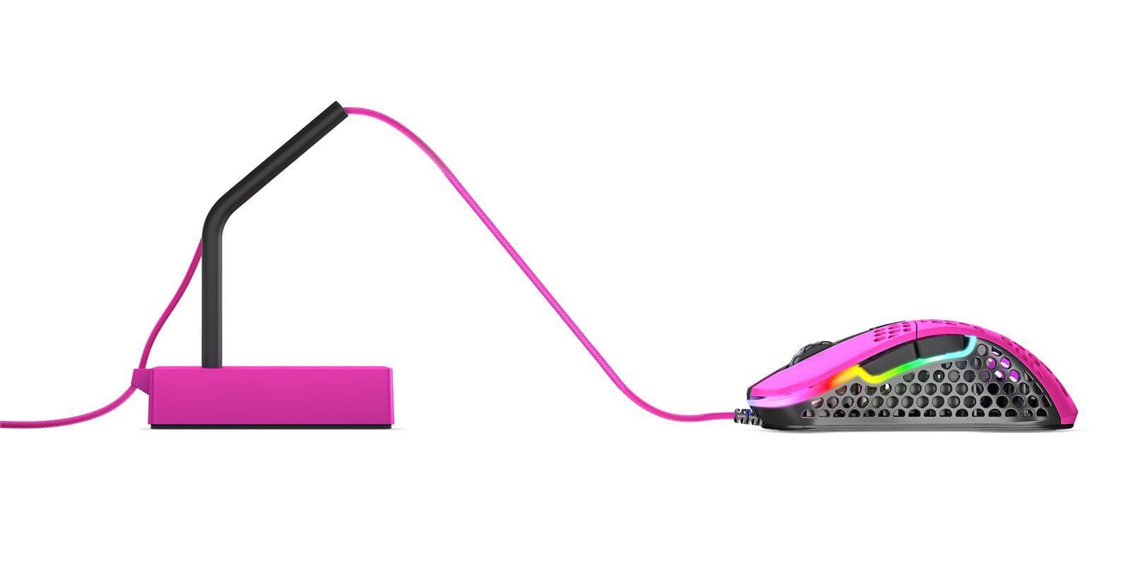 Геймърски аксесоар за кабела на мишката Xtrfy B4 Pink