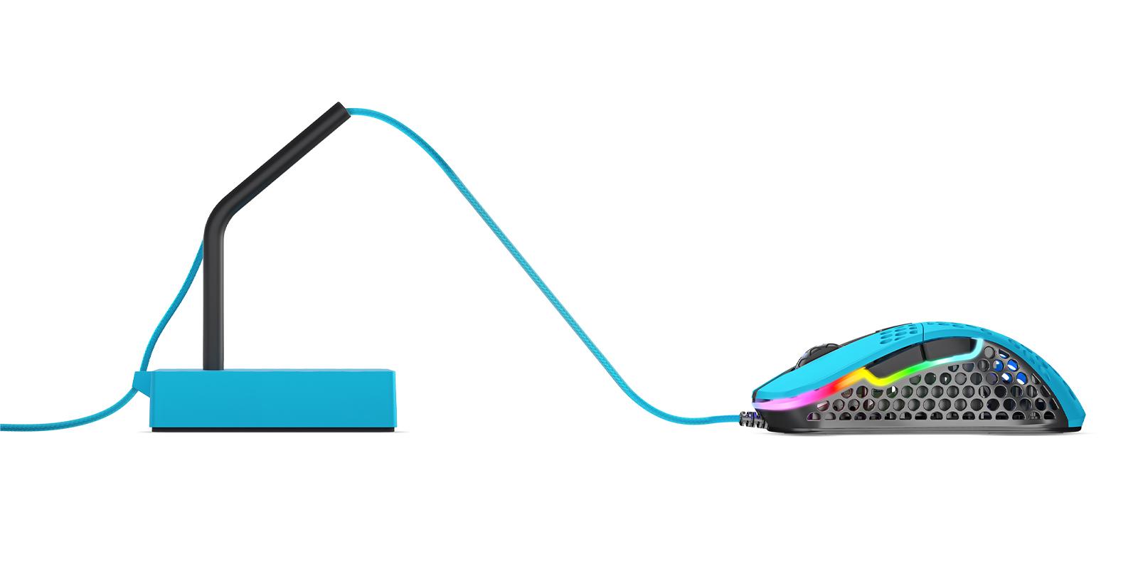 Геймърски аксесоар за кабела на мишката Xtrfy B4 Miami Blue