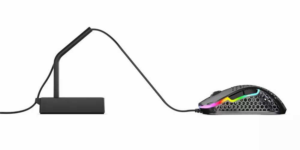 Геймърски аксесоар за кабела на мишката Xtrfy B4 Black