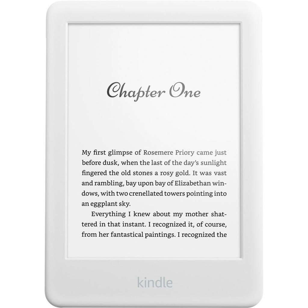 eBook четец Kindle Touch 2019, 6", 4GB, WiFi, 10 генерация, Бял