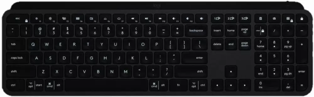 Безжична клавиатура Logitech MX Keys, Graphite