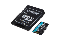 Карта памет Kingston Canvas Go! Plus, 256GB, UHS-I, Class 10, U3, V30, A2, Адаптер