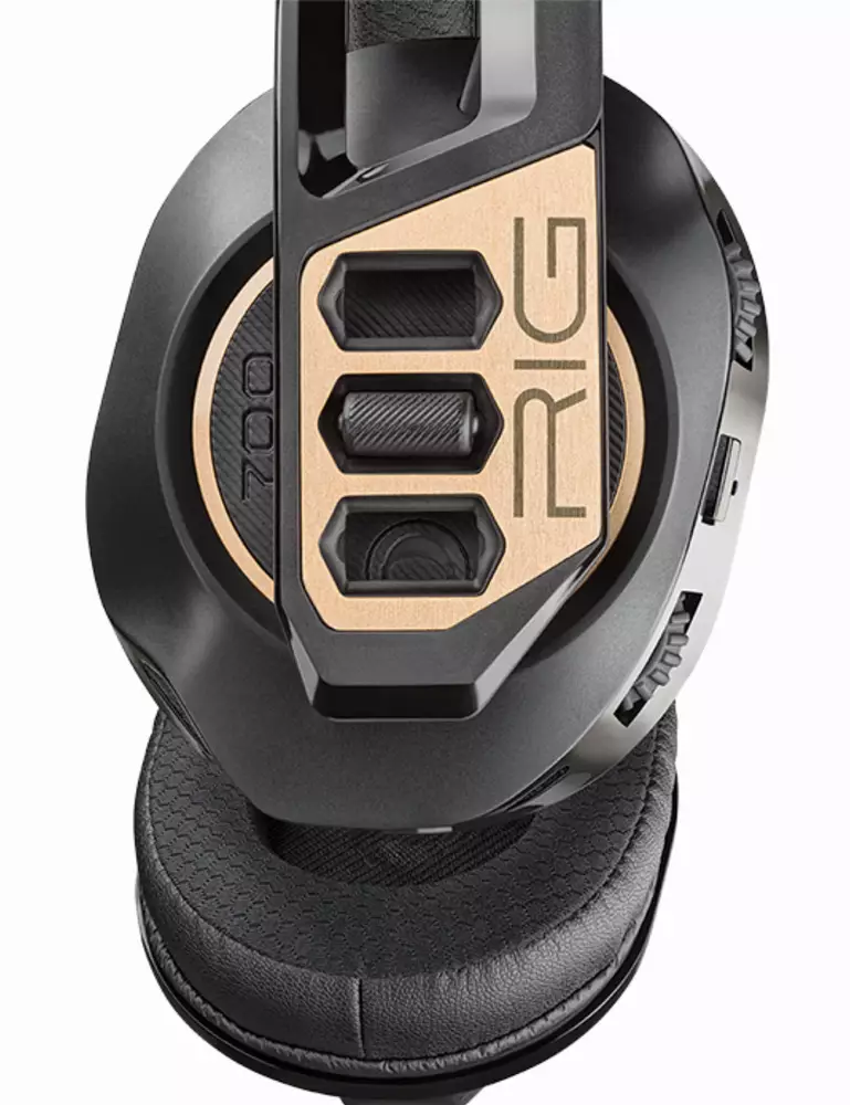 Геймърски слушалки Plantronics RIG 700HS, Микрофон, Металик