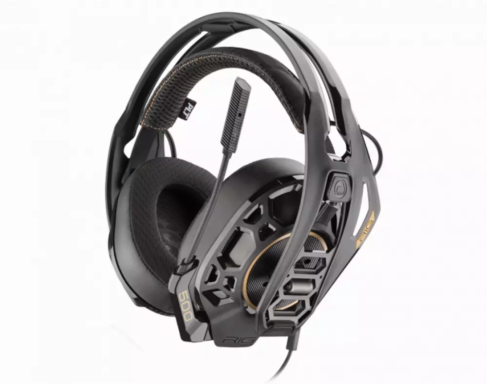 Геймърски слушалки Plantronics RIG 500 PRO HS, Микрофон, Златист