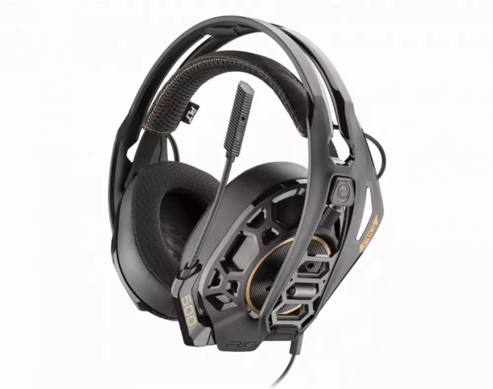 Геймърски слушалки Plantronics RIG 500 PRO HA, Микрофон, Златист