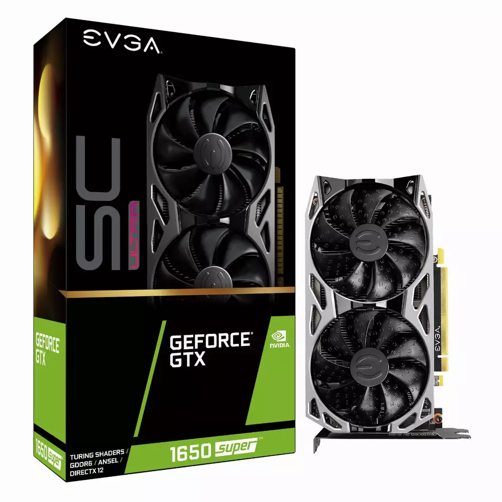 Видео карта EVGA GeForce GTX 1650 SC ULTRA GAMING 4GB - 04G-P4-1057-KR