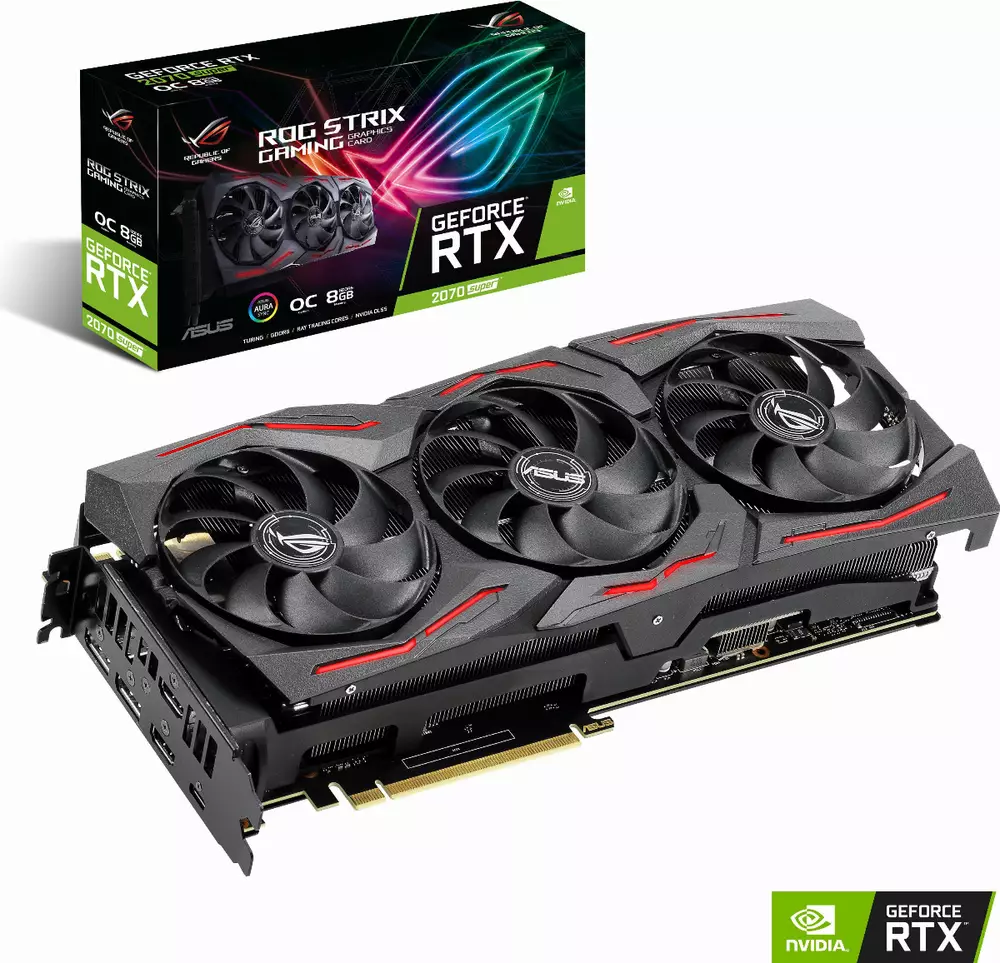 Видео карта ASUS ROG STRIX RTX 2070 Super OC Edition 8GB