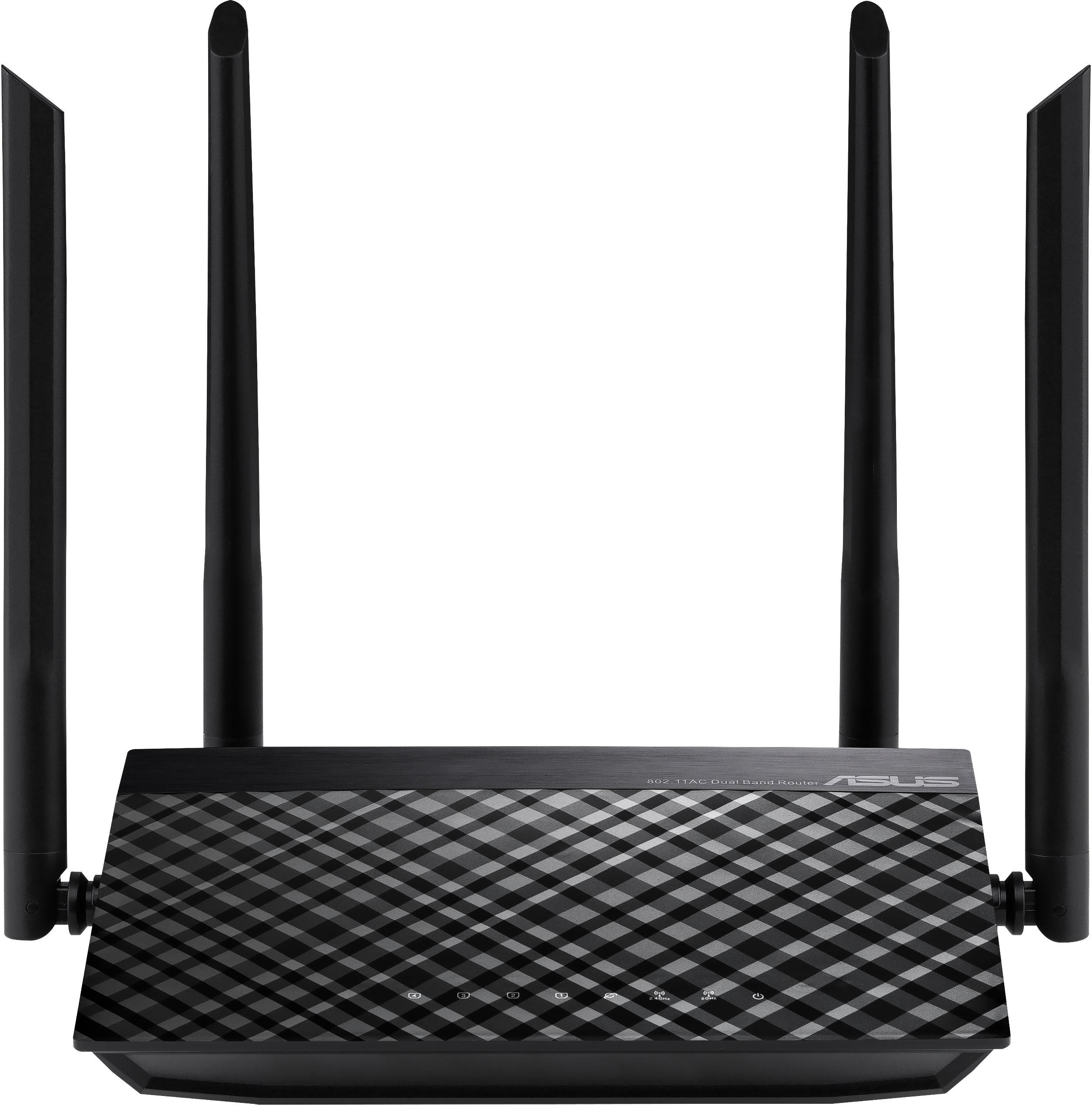 Безжичен рутер ASUS RT-AC750L, Двубандов AC750, 300+433 Mbps