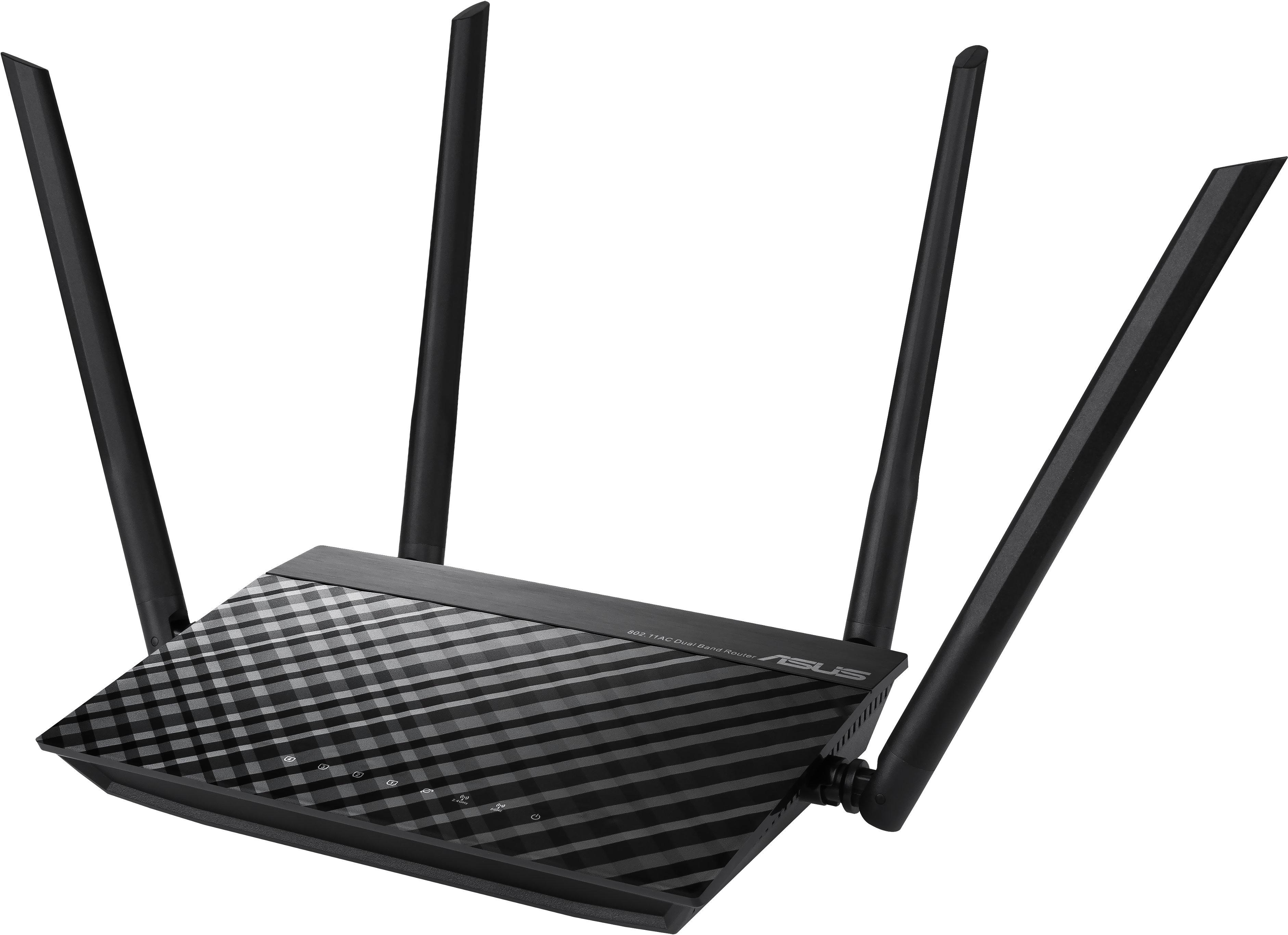 Безжичен рутер ASUS RT-AC750L, Двубандов AC750, 300+433 Mbps