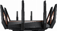 Безжичен рутер ASUS ROG Rapture GT-AX11000 Tri-band,10 Gigabit Wi-Fi, 2.5G Gaming port, DFS band, WTFast, Adaptive QoS, AiMesh and AiProtection