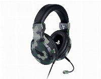 Геймърски слушалки Nacon Bigben PS4 Official Headset V3 Camo Green, Микрофон, Зелен