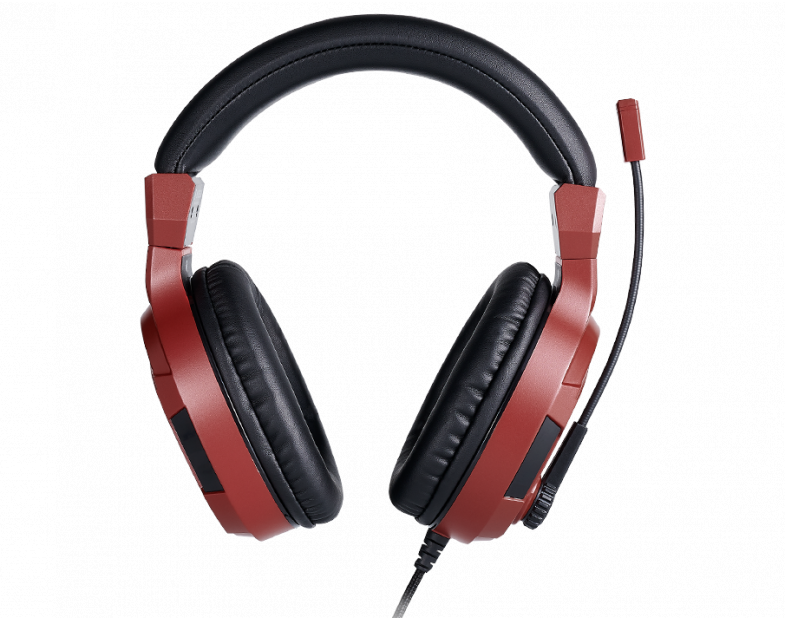 Геймърски слушалки Nacon Bigben PS4 Official Headset V3 Red, Микрофон, Червен