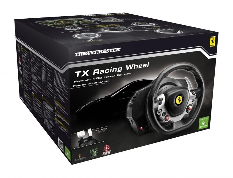 Волан THRUSTMASTER, TX Ferrari 458 Italia Edition, за PC  /  XBox