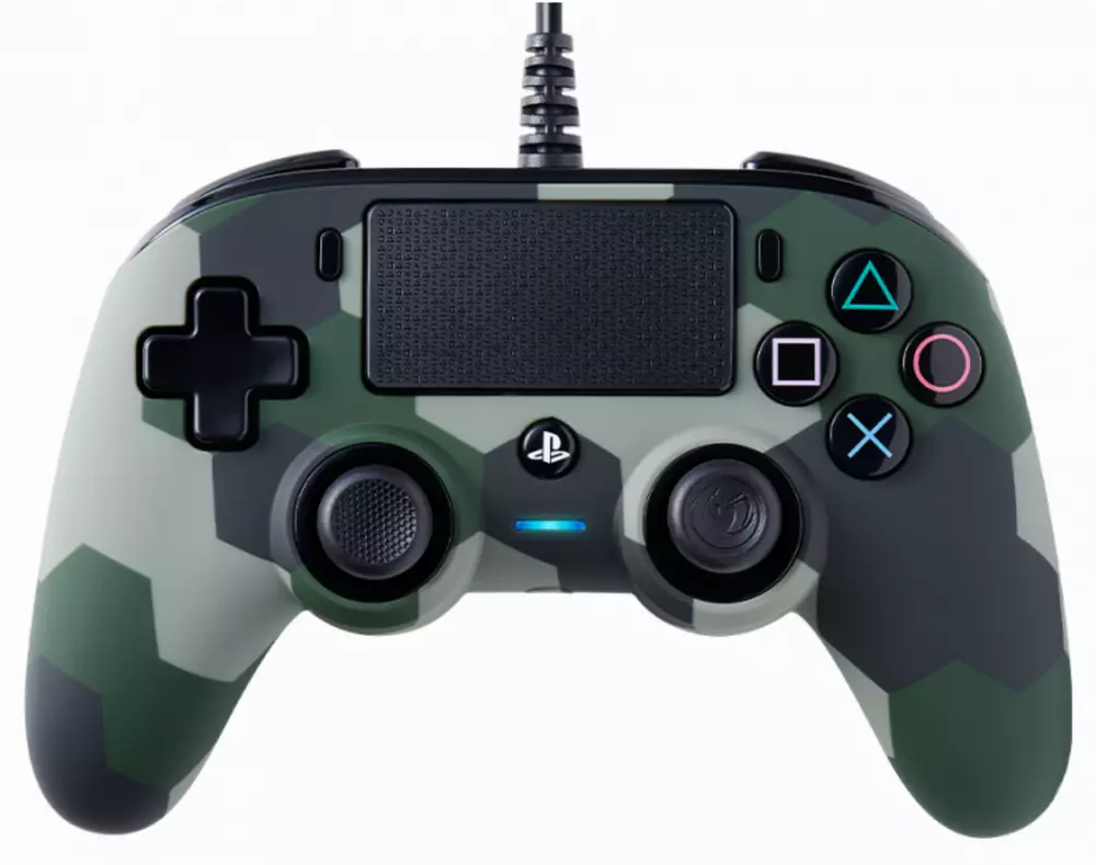 Жичен геймпад Nacon Wired Compact Controller Camo Green