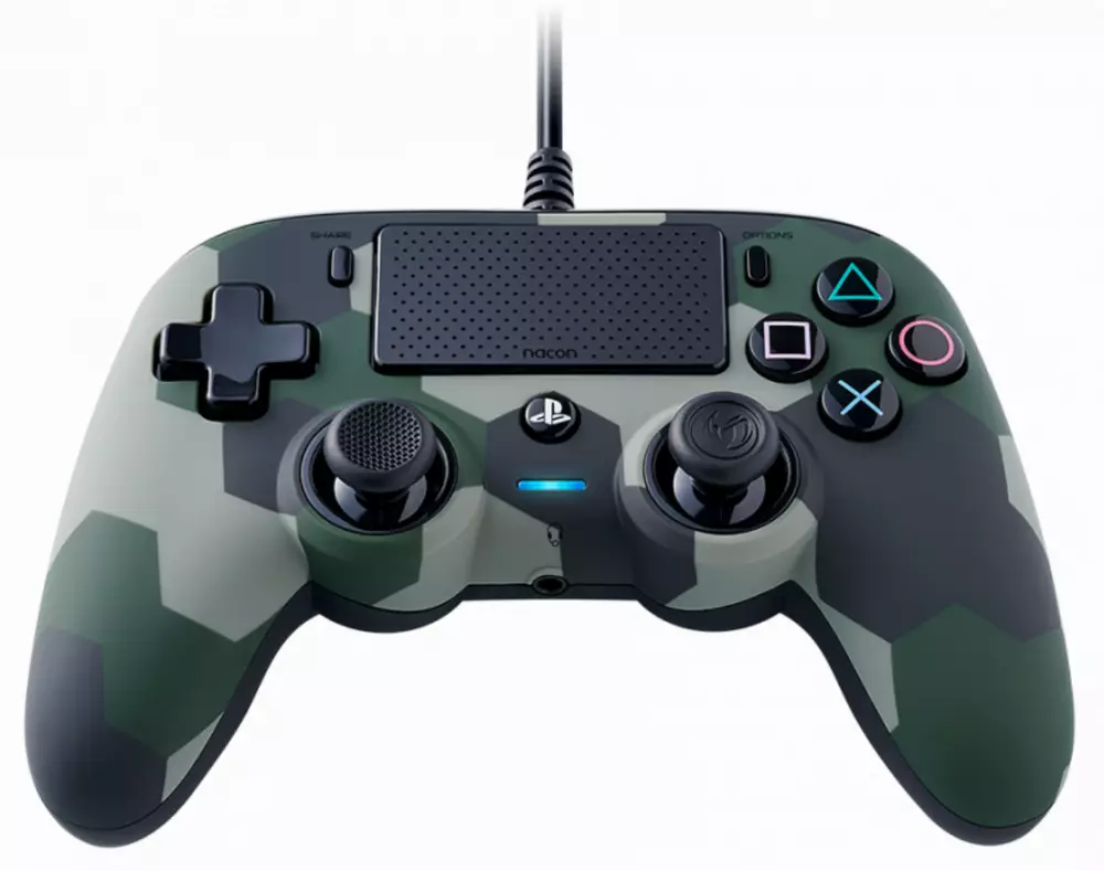 Жичен геймпад Nacon Wired Compact Controller Camo Green