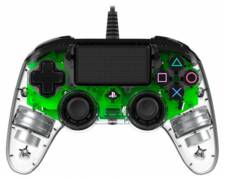Жичен геймпад Nacon Wired Illuminated Compact Controller Green