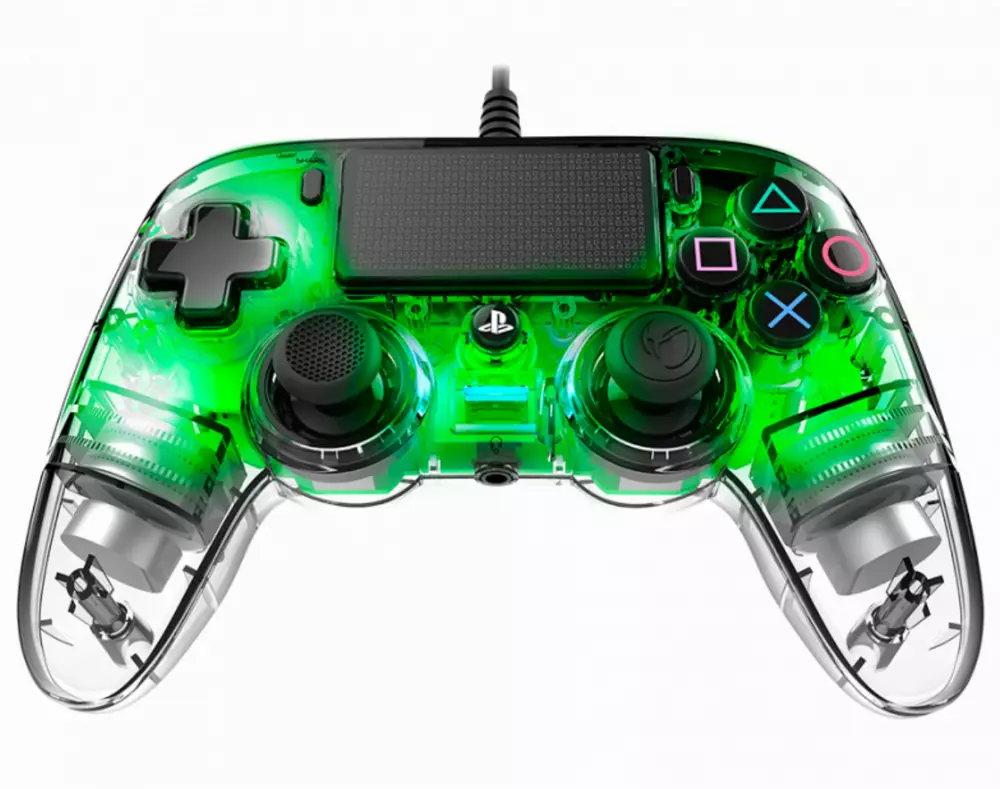 Жичен геймпад Nacon Wired Illuminated Compact Controller Green