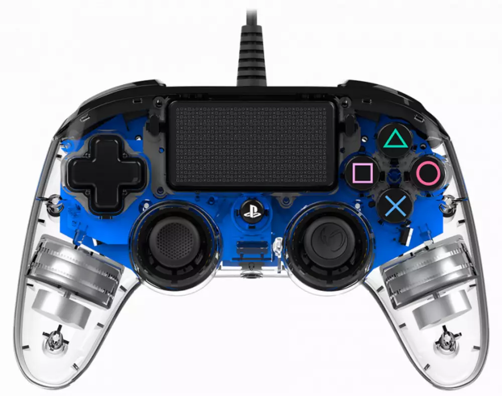 Жичен геймпад Nacon Wired Illuminated Compact Controller Blue