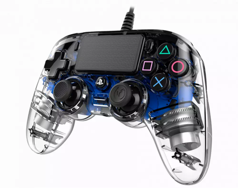 Жичен геймпад Nacon Wired Illuminated Compact Controller Blue