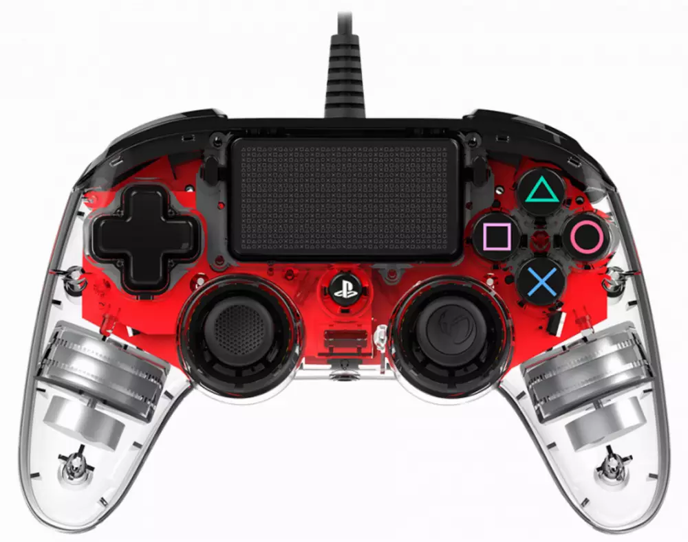 Жичен геймпад Nacon Wired Illuminated Compact Controller Red