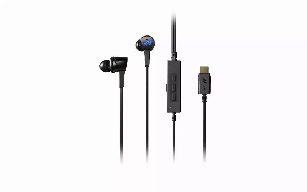 Геймърски слушалки ASUS ROG Cetra, (ANC), Type-C, Hi-Res Audio
