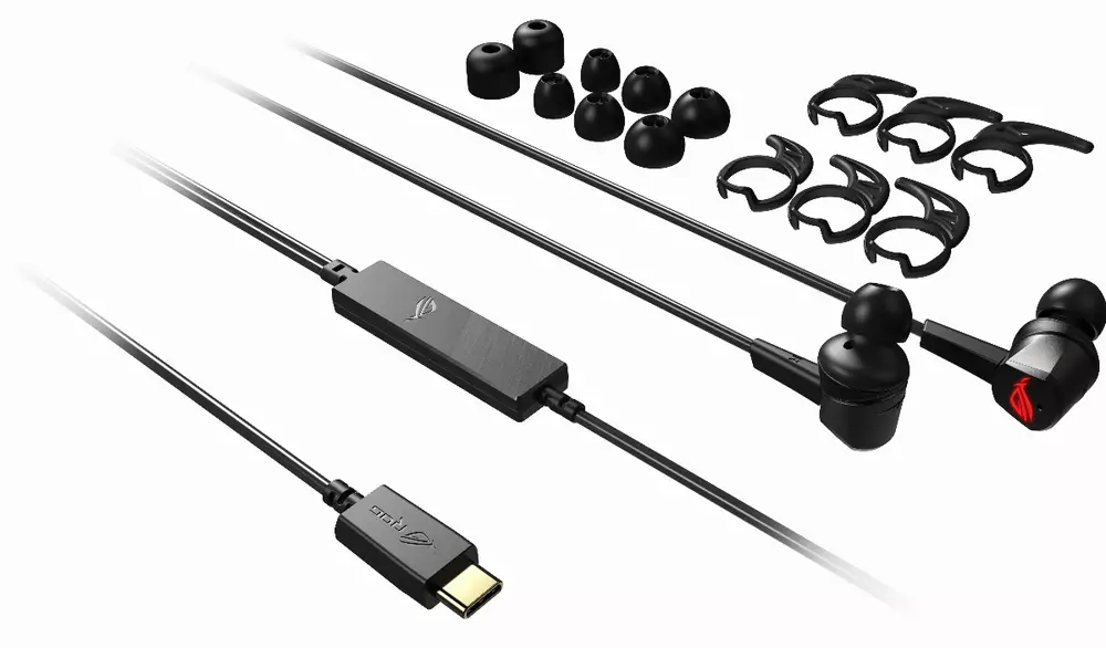 Геймърски слушалки ASUS ROG Cetra, (ANC), Type-C, Hi-Res Audio