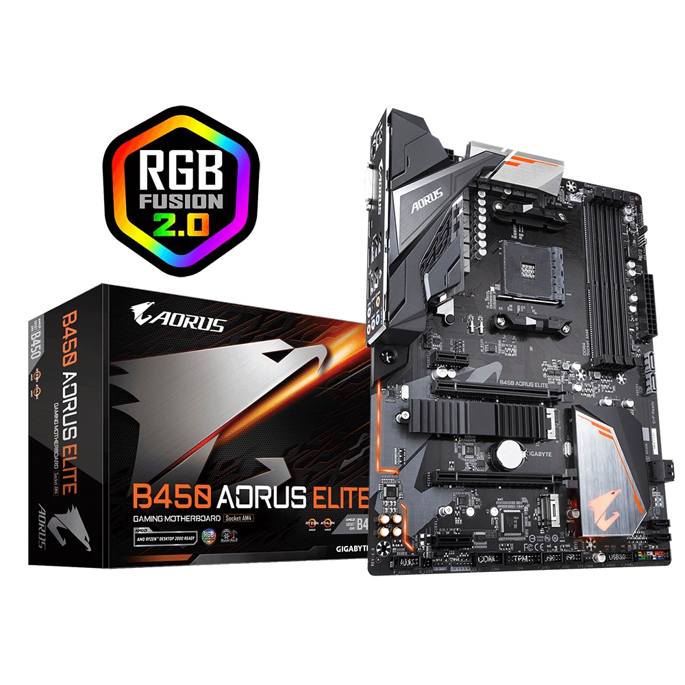 Дънна платка Gigabyte B450 AORUS ELITE V2