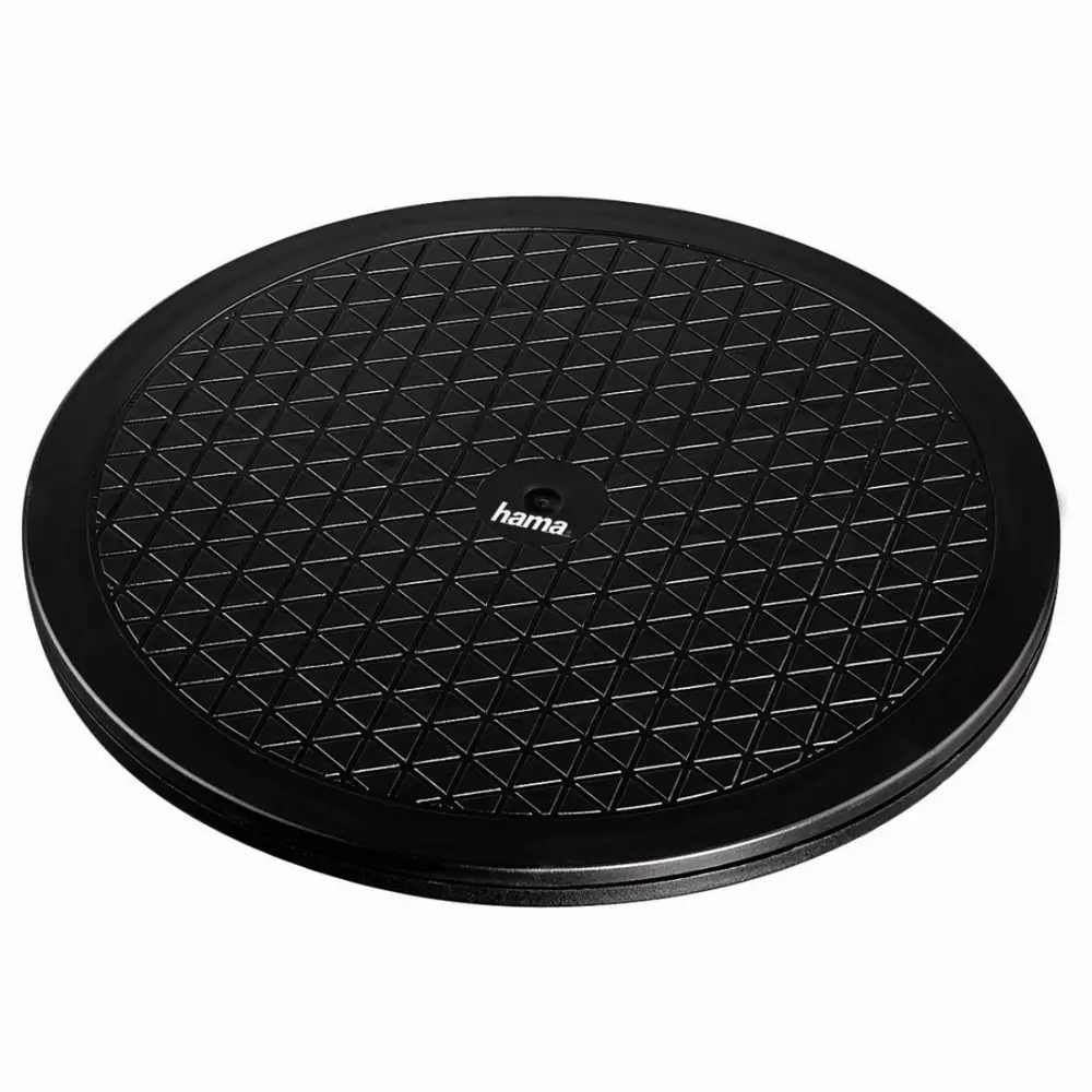 Кръгла въртяща се поставка за TV HAMA 49591, до 42", 80 кг, Черна