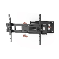 Стенна стойка за TV HAMA 118126, Регулируема, 32"-84", 50 кг, Черна