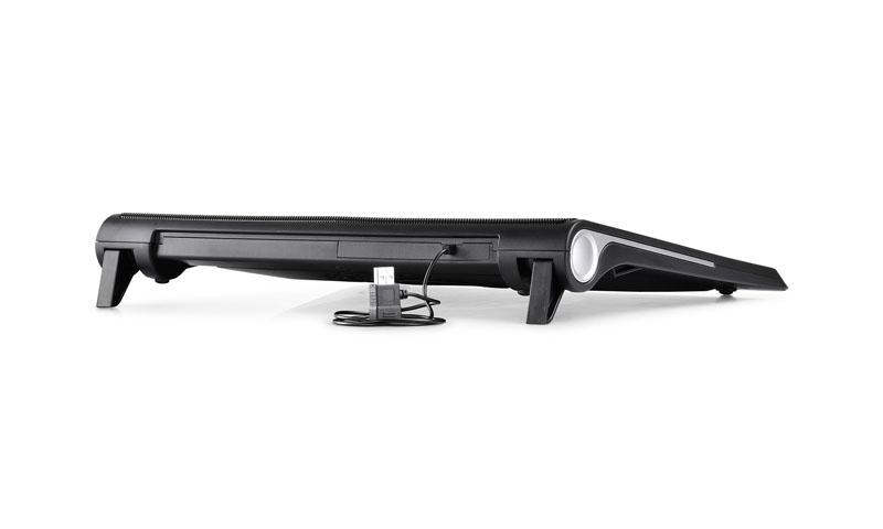 Охладител за лаптоп DeepCool N180 FS, 17", 180 mm, Черен