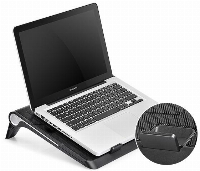 Охладител за лаптоп DeepCool N180 FS, 17", 180 mm, Черен