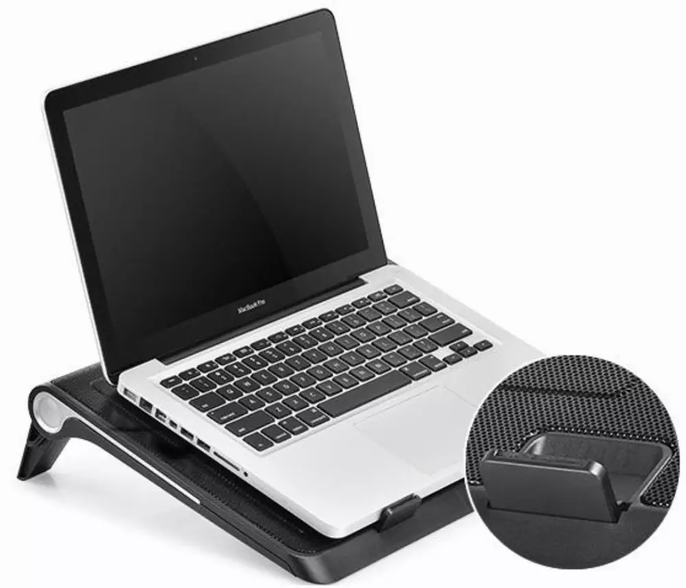 Охладител за лаптоп DeepCool N180 FS, 17", 180 mm, Черен