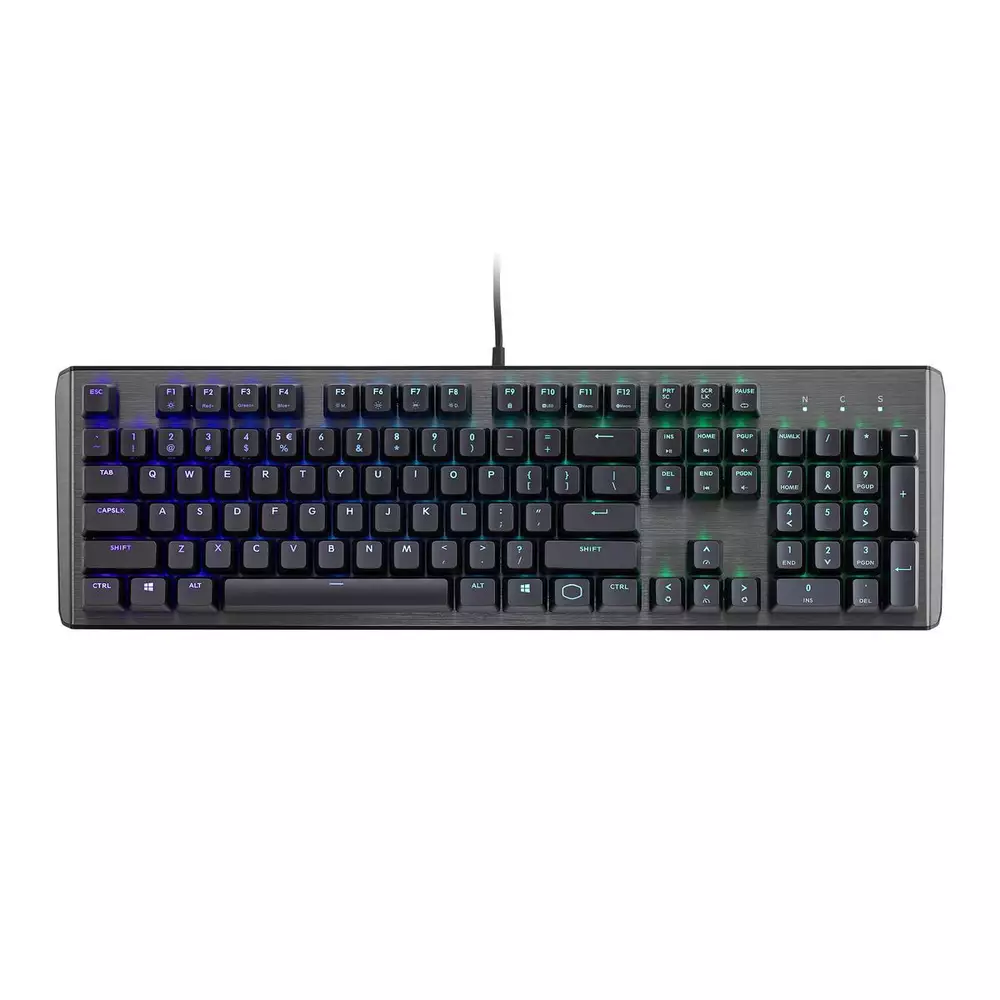 Gaming μηχανικό πληκτρολόγιο Cooler Master CK550 RGB με καφέ διακόπτες