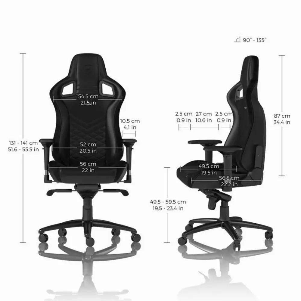 Геймърски стол noblechairs EPIC, Black