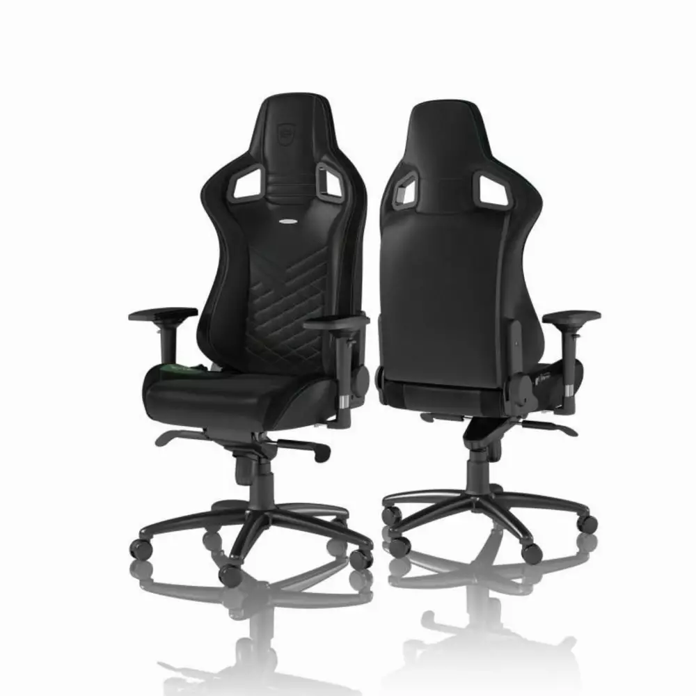 Геймърски стол noblechairs EPIC, Black/Green
