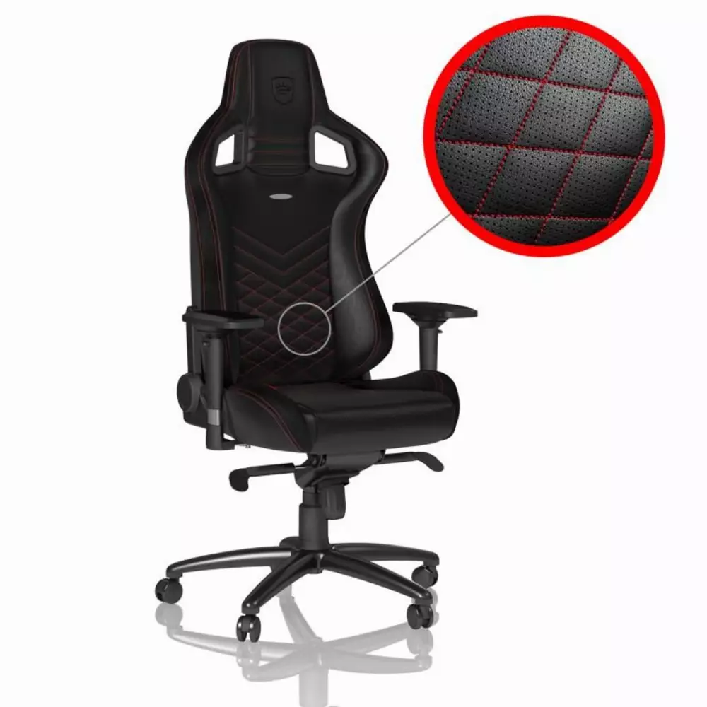 Геймърски стол noblechairs EPIC, Black/Red