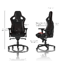 Геймърски стол noblechairs EPIC, Black/Red