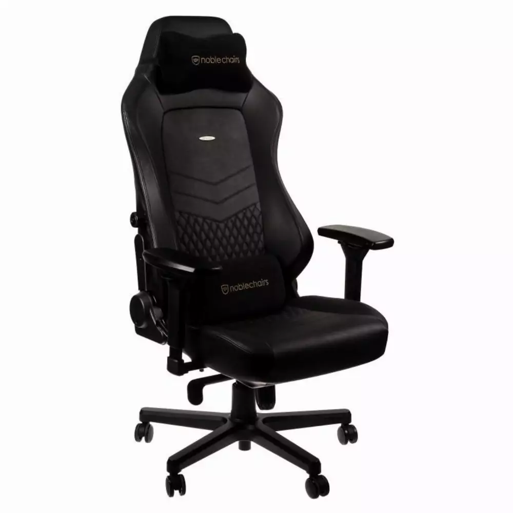 Геймърски стол noblechairs HERO Real Leather, Black
