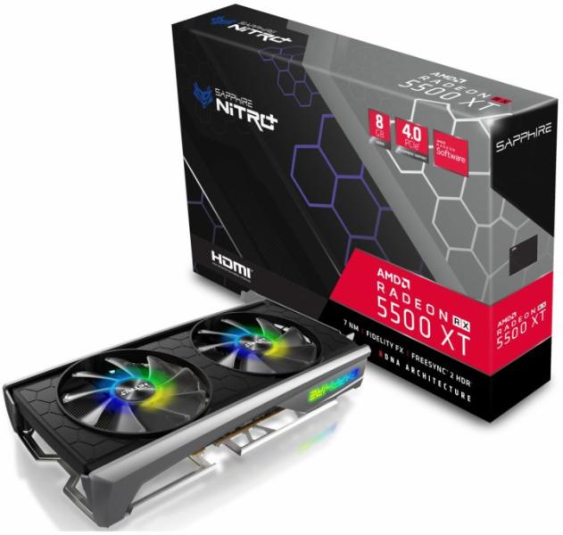 Видео карта SAPPHIRE NITRO+ RX 5500 XT 8GB Special Edition